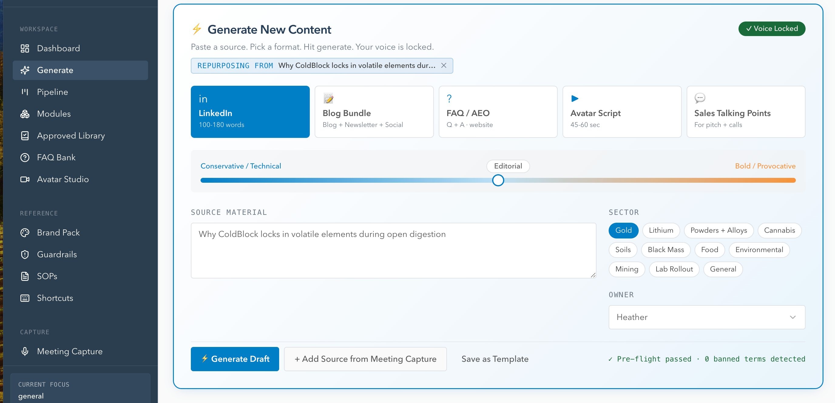 B2B Tech IP to Product Build